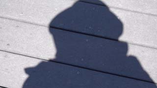 My shadow, head